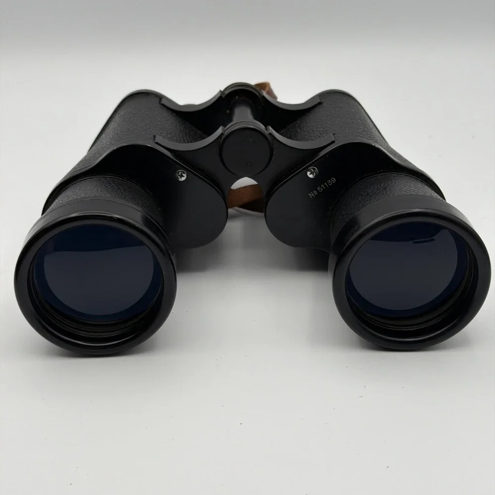 Vintage Selsi 10x50 Luminous Field Binoculars w/ Caps & Original Case - Works